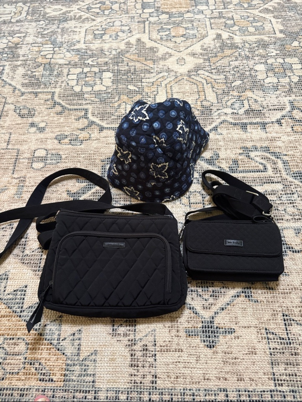 Vera Bradley RFID wallet/ crossbody ,crossbody and bucket hat